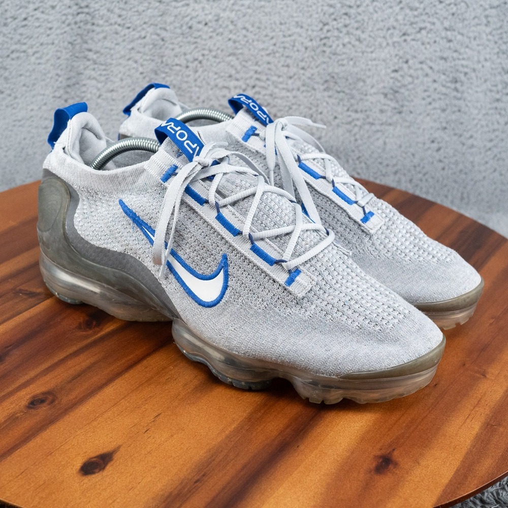 Men's Nike VaporMax 2021 Flyknit Grey/Blue Size 12